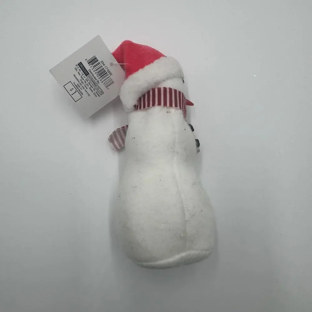 Assorted Christmas Ornament Lot Flocked‎ Santa Snowman Stocking Bells Decor NEW